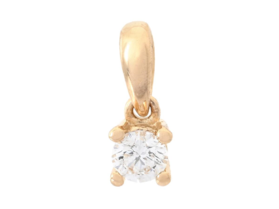 Smycken, ENSTENSHÄNGE, 18K guld