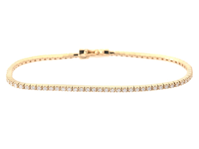 Smycken, TENNISARMBAND, 18K guld