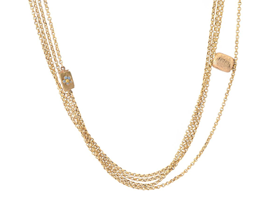 Smycken, COLLIER, 18K guld