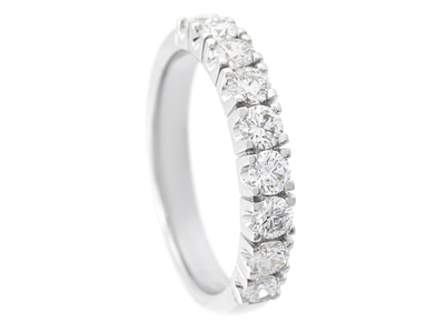 Smycken, ALLIANSRING, 18K vitguld
