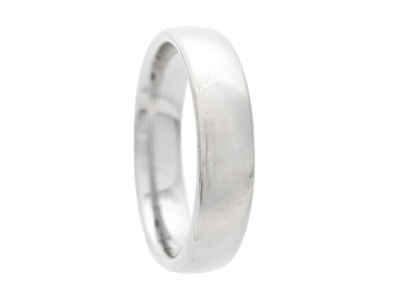 Smycken, SLÄT RING, 18K vitguld