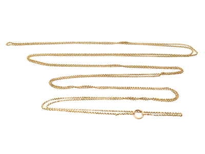 Smycken, HALSKEDJA, 18K guld