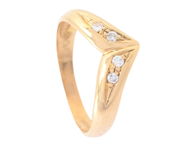 Smycken, JACKETRING, 18K guld