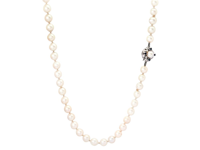 Smycken, PÄRLCOLLIER, odlade pärlor