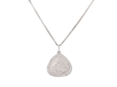 Smycken, HÄNGE MED KEDJA, silver