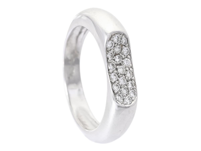 Smycken, RING, 18K vitguld