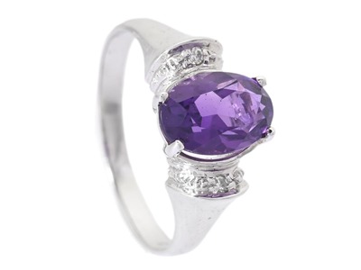 Smycken, RING, 18K vitguld