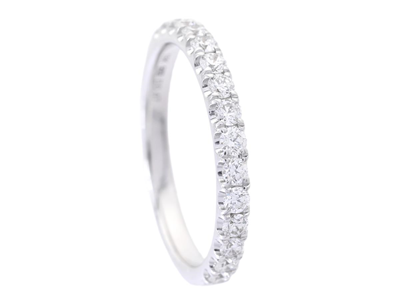 Smycken, ALLIANSRING, 18K vitguld