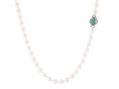 Smycken, PÄRLCOLLIER, odlade pärlor