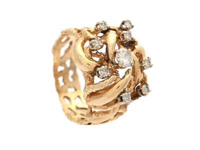 Smycken, RING, 14K guld