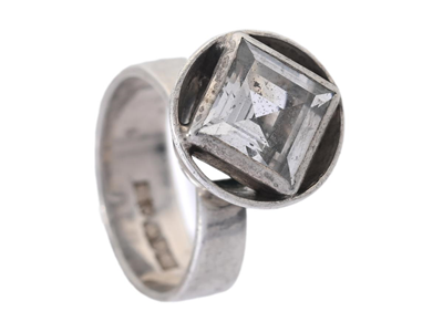 Smycken, RING, silver