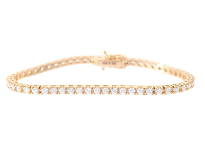 Smycken, TENNISARMBAND, 18K guld