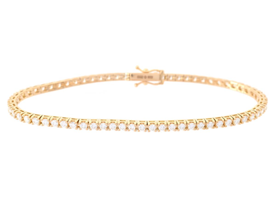 Smycken, TENNISARMBAND, 18K guld