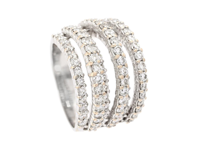 Smycken, RING, 18K rodierat guld