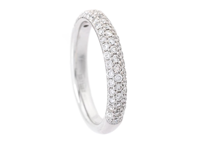 Smycken, RING, 18K vitguld
