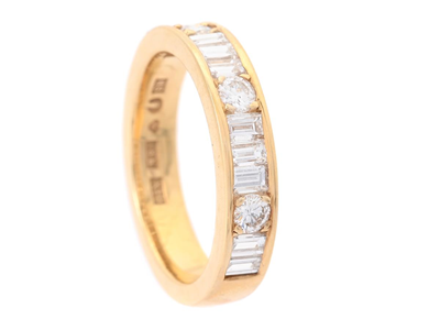 Smycken, ALLIANSRING, 18K guld