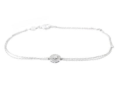 Smycken, ARMBAND, 18K vitguld