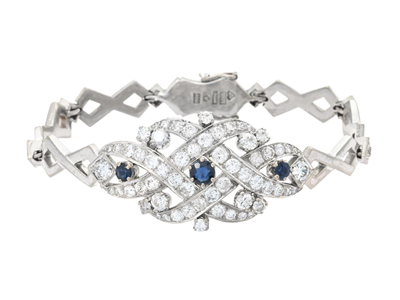 Smycken, ARMBAND, 18K vitguld