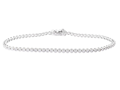 Smycken, TENNISARMBAND, 18K guld
