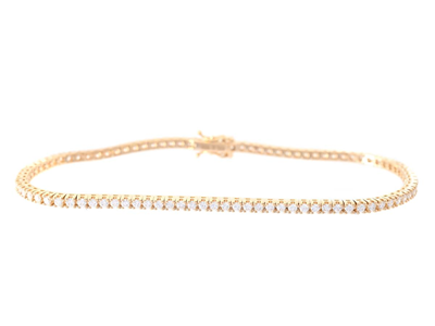 Smycken, TENNISARMBAND, 18K guld