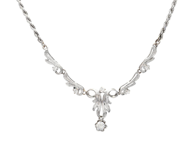 Smycken, COLLIER, 18K vitguld
