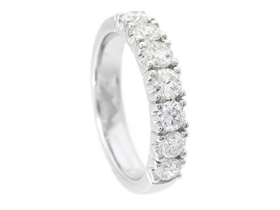 Smycken, ALLIANSRING, 18K vitguld