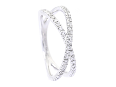Smycken, RING, 18K vitguld