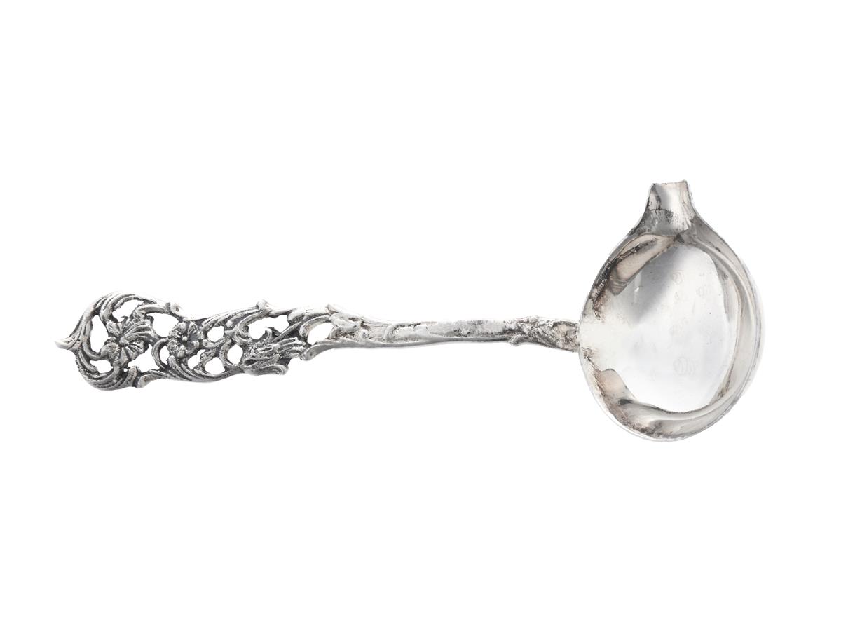 SÅSSLEV, silver, Gewe Silvervarufabriken Ab, Malmö, år 1965, längd ca 10,5 cm, vikt ca 13,7 g.