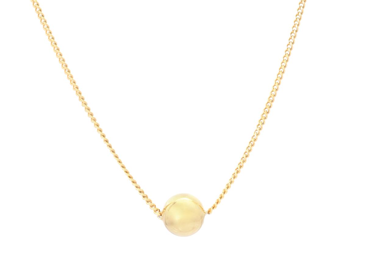 COLLIER, förgyllt sterlingsilver, justerbar längd ca 41 - 45 cm, vikt 4,3 g.