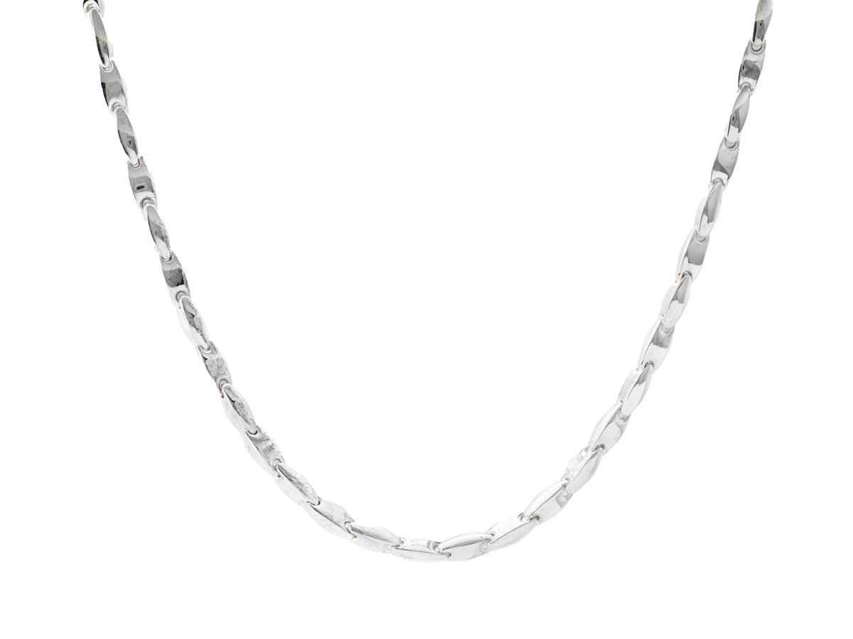 COLLIER, sterlingsilver, fantasilänk, längd 45,5 cm, vikt ca 20,4 g.