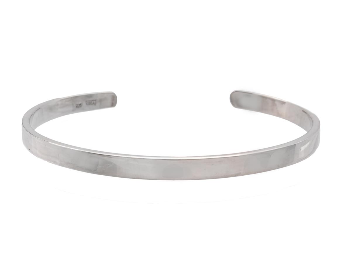 ARMRING, sterlingsilver, öppen modell, innermått 6,5 cm, vikt ca 15,5 g.