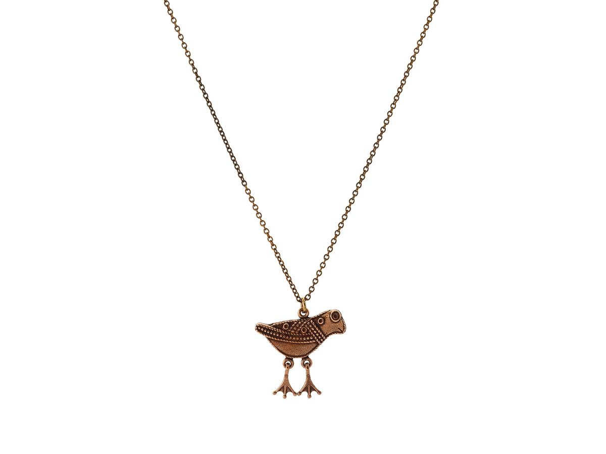 KALEVALA, collier, brons, Fågel från Hattula, vikt 14,1 g, originalask.