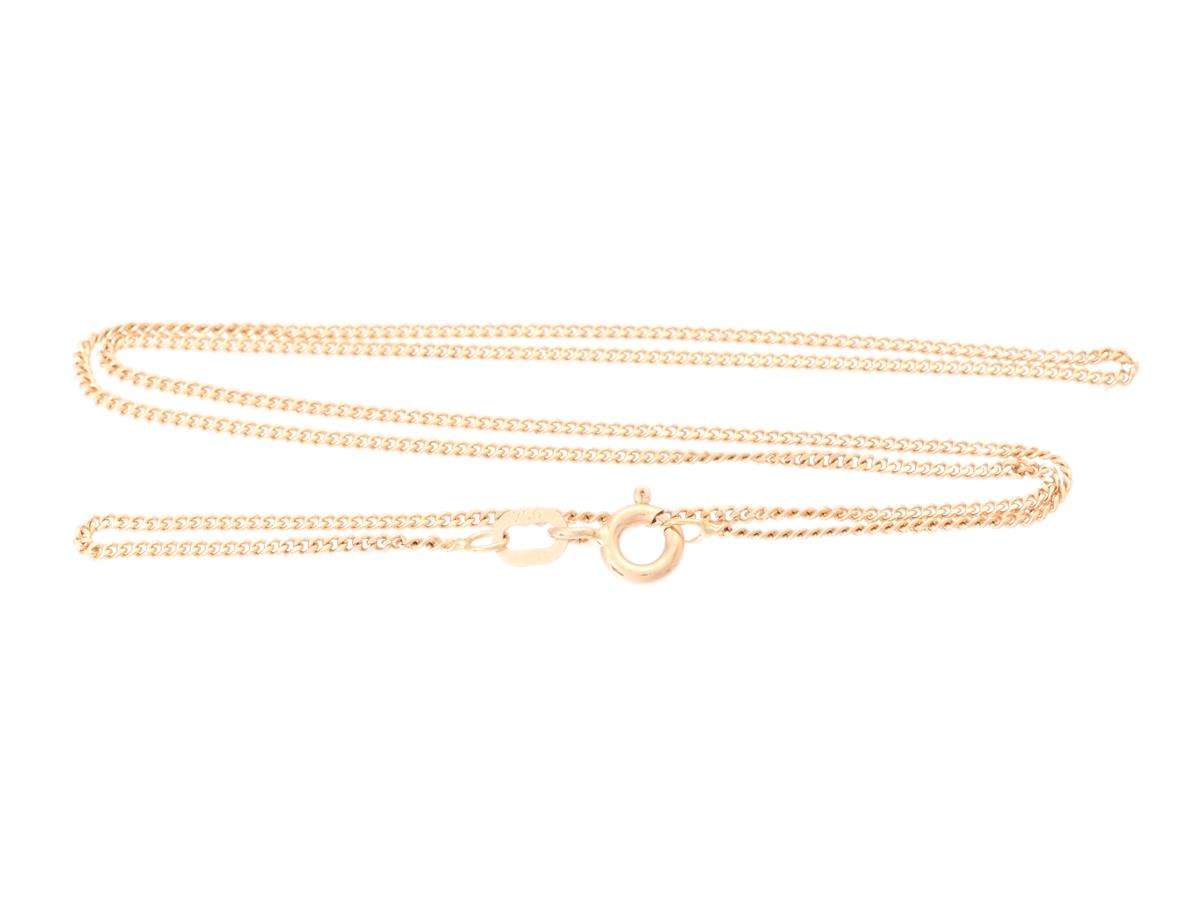 HALSKEDJA, 18K guld, pansarlänk, längd 38 cm, vikt 2,2 g.