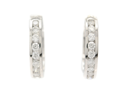 Smycken, ÖRHÄNGEN, 18K vitguld, i auktion: Moderna – Lördag 14 juni 2014