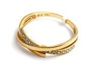 Parti - Ring 18K skadad 2,3g - View 1