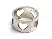 Smycken, Ring S925 3,9g Ø15 3/4 något missfärgad, i auktion: Pant – Tisdag 16 december 2014