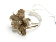 Smycken - Ring S925 3,6g Ø17¾, blomma - View 1