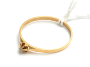 Smycken, Ring 14K 1,1g Ø19¼ med sten, i auktion: Pant – Tisdag 10 mars 2015