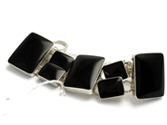 Smycken, Armband S925 brv 73,7g ca18cm, med stenar, i auktion: Pant – Tisdag 10 mars 2015