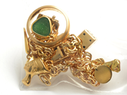 Parti, Parti guld 18K 22,1g graverat/defekt, i auktion: Pant – Tisdag 10 mars 2015