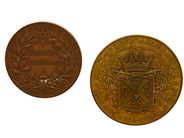 Medaljer - 2 MINNEN, brons - View 2