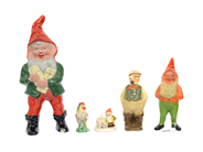 Porslin, Figuriner porslin 5st diverse skador , i auktion: Pant – Tisdag 10 november 2015