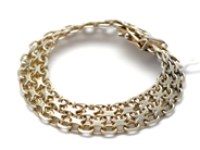 Smycken, Armband X-länk med stav S925 21,1g 19cm , i auktion: Pant – Tisdag 10 november 2015