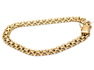 Smycken, Armband 18K 13,6g X-länk trasig säkerhetskedja 19,5cm , i auktion: Pant – Tisdag 10 november 2015