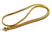 Smycken, Halskedja S925 9,2g förgylld 45cm , i auktion: Pant – Tisdag 10 november 2015