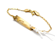 Smycken, Armband 18K 1,8g 12cm, med platta, i auktion: Pant – Tisdag 10 november 2015