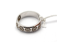Smycken, Ring 18K 6g Ø17¾ med diamanter 35xca0,01ct , i auktion: Pant – Tisdag 10 november 2015