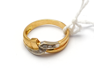 Smycken, Ring 18K Ø16¼ 3g med diamanter 5xca0,01ct , i auktion: Pant – Tisdag 10 november 2015