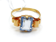 Smycken, Ring med sten 18K Ø19¼ Brv 3,2g, i auktion: Pant – Tisdag 10 november 2015