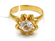 Smycken, Ring med sten 18K Ø17½ Brv 4,2g, i auktion: Pant – Tisdag 10 november 2015